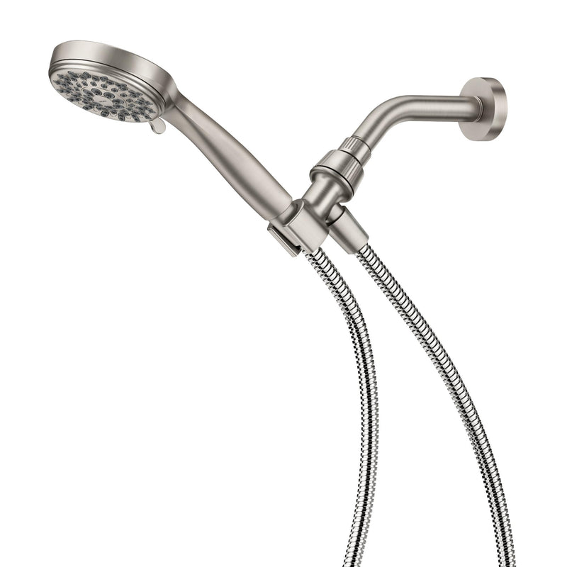 Moen 20091SRN 5-Setting Hand Held Brushed Nickel Spot Resist Shower Head, 2.5 GPM (Pack of 1)