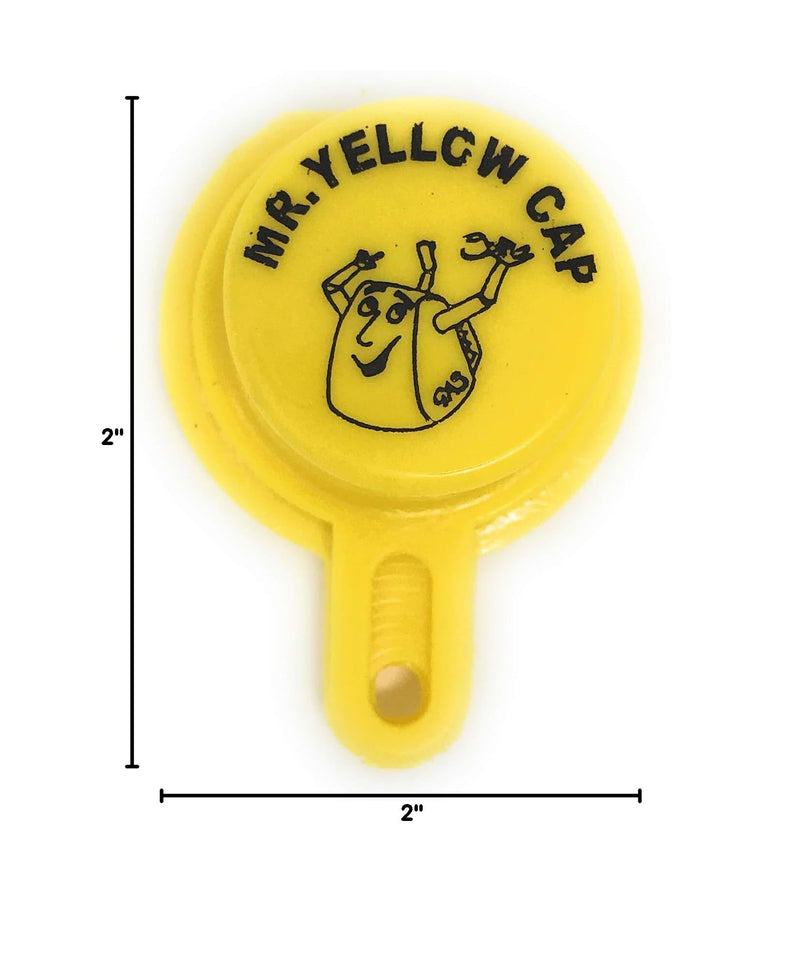 Mr Yellow Cap Gas Can Spout Replacement Old Style For 𝐎𝐥𝐝 𝐒𝐭𝐲𝐥𝐞 𝐁𝐥𝐢𝐭𝐳 𝐂𝐨𝐧𝐭𝐚𝐢𝐧𝐞𝐫𝐬 𝐎𝐍𝐋𝐘 - 2 Gas Can Nozzle Replacement, 2 Gas Caps & 2 Thread Rings, Fuel Can Spout Replacement, Gas Tank Nozzle 2-Pack Spouts Kit