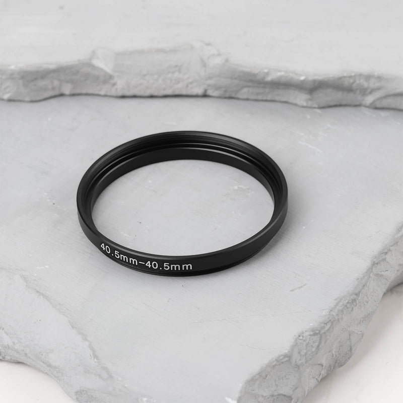 ECSiNG 40.5mm to 40.5mm Camera Extension Ring Aluminum Filter Adapter for DSLR Lenses and ND UV CPL IR Filters