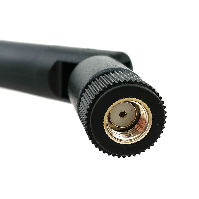 WiFi Antenna (2-Pack) Dual Band 2.4GHz 5GHz 5.8GHz RP-SMA Male (Hole) 6dBi for Wireless Network Adapter Router