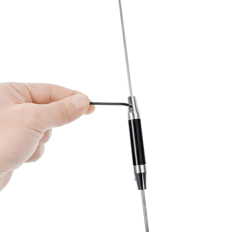 UAYESOK SDN5B 6dBi GMRS Mobile Antenna NMO Mount (462-467 MHZ) for BAOFENG BTECH Midland Retevis QYT GMRS Radios HT Scanner Motorola Repeater