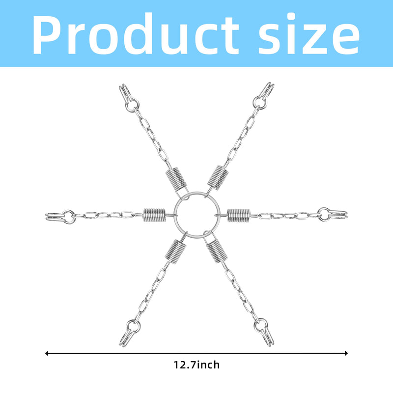 1 Pair Tire Chain Tensioners, Trunk Spring Tighteners, Garden Tractor Tire Chain Tighteners (2pcs) 2pcs