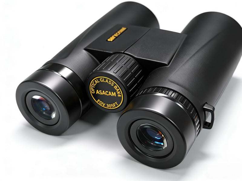 Asacam 12x42 Binoculars for Adults, HD High Powered Binoculars with BAK4 Prism, Lightweight for Bird Watching, Hunting and Travel