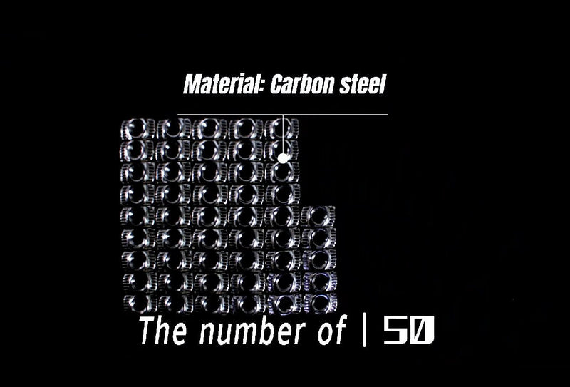 20 Series T Nuts Aluminum Slot Carbon Steel T Slot Nut Hammer Head Fastener Nut with M4 Thread European Standard Silver Pack of 50