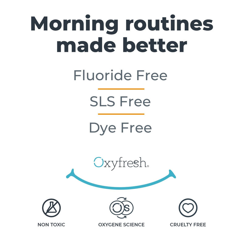 Oxyfresh Maximum Fresh Breath Lemon Mint Toothpaste - Clean Teeth & Fresh Breath - Natural Essential Oils & Natural Xylitol to Help Fight Tartar - SLS & Fluoride Free - 5 oz (Pack of 3) 5 Ounce (Pack of 3)