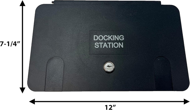 RV Cover - Docking Station Convenience Center Hatch Door Assembly - Black - FRV