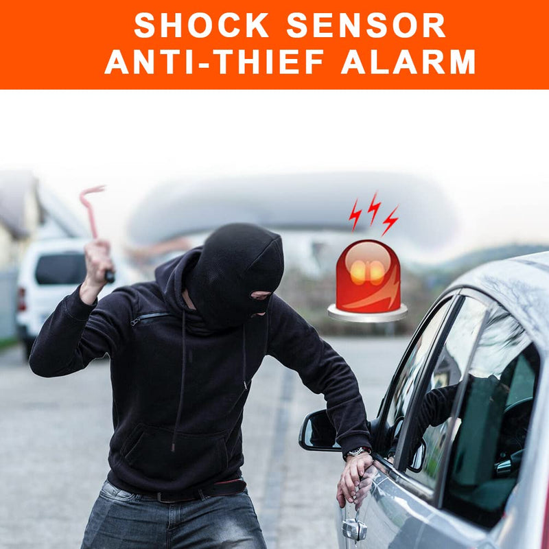 BANVIE ① Car Keyless Entry Security Alarm System + ② Remote Engine Starter + ③ Push to Start Stop Iginition Button 1.without siren