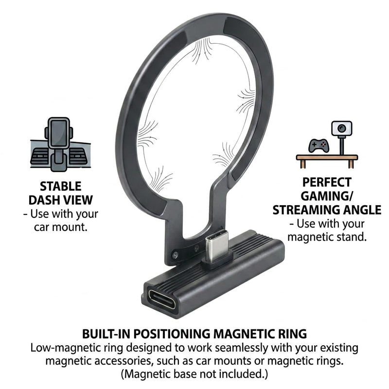 Lightning to USB-C Charge Sync Adapter, High Universality Converter C C Compatible with Android