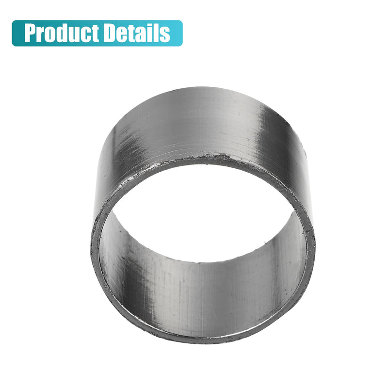 uxcell 42mm ID 46mm OD Universal Exhaust Muffler Pipe Gasket Motorcycle Exhaust Gaskets Graphite Seal Ring Repair Replacement for Dirt Pit Motocross