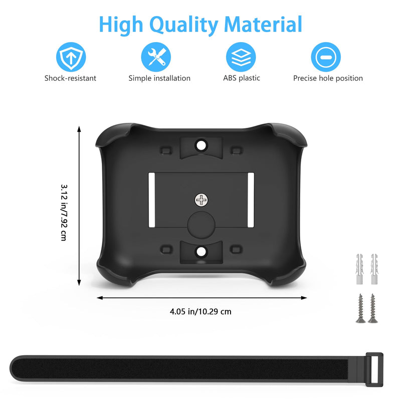 Protective Case Mount for JBL Go 5, Magnetic Holder with Anti-Slip Strap and Screws, Compatible with Bike, Railing, Fence, and Wall