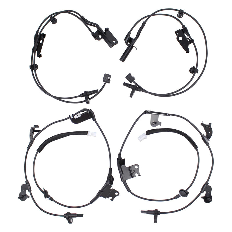 MOTOKU Front Rear ABS Wheel Speed Sensors Set for Toyota RAV4 4WD 2006-2012