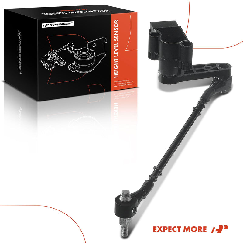 A-Premium Ride Height Level Sensor Compatible with Land Rover Range Rover, 2003 2004 2005 2006 2007 2008 2009, V8 4.2L 4.4L, Front Right (Passenger Side), Replace# RQH000121, LR020627 Front Passenger