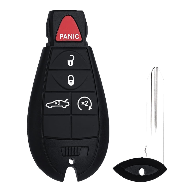 DIY Key Fob Replacement Kit Fits for Dodge Challenger 2008 2009 2010 2011 2012 2013 2014 Charger Durango Chrysler 300 2008-2010 Keyless Entry Remote Control IYZ-C01C M3N5WY783X