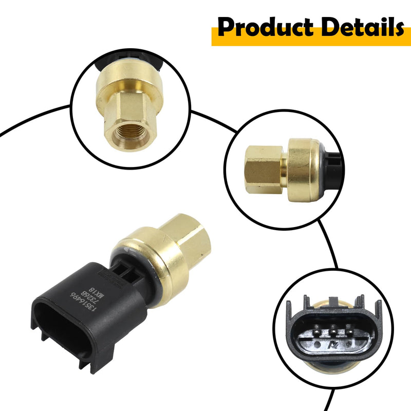 13516496 FPS36 13579380 5S13818 926430 GM0517575 Fuel Pressure Sensor Compatible with Buick Cadillac Chevrolet GMC 2013-2018