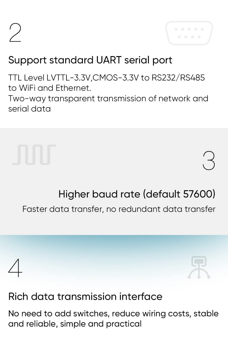 VONETS Industrial WiFi Serial Port Server/WiFi Bridge Ethernet Repeater Wireless Router - Signal Extender for Medical Devices, IP Cameras, PLCs, Telescopes, Network Devices - VAP11S-232