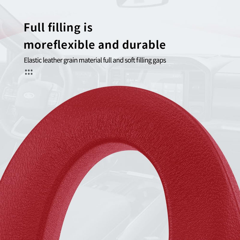2PCS Car Seat Gap Filler,Flexible Seat Gap Organizer Between Seats for Tightly Filling Seat Gaps,Universal Car Side Seat Gap Filler Interior Car Accessories for Women & Men (Red) Red