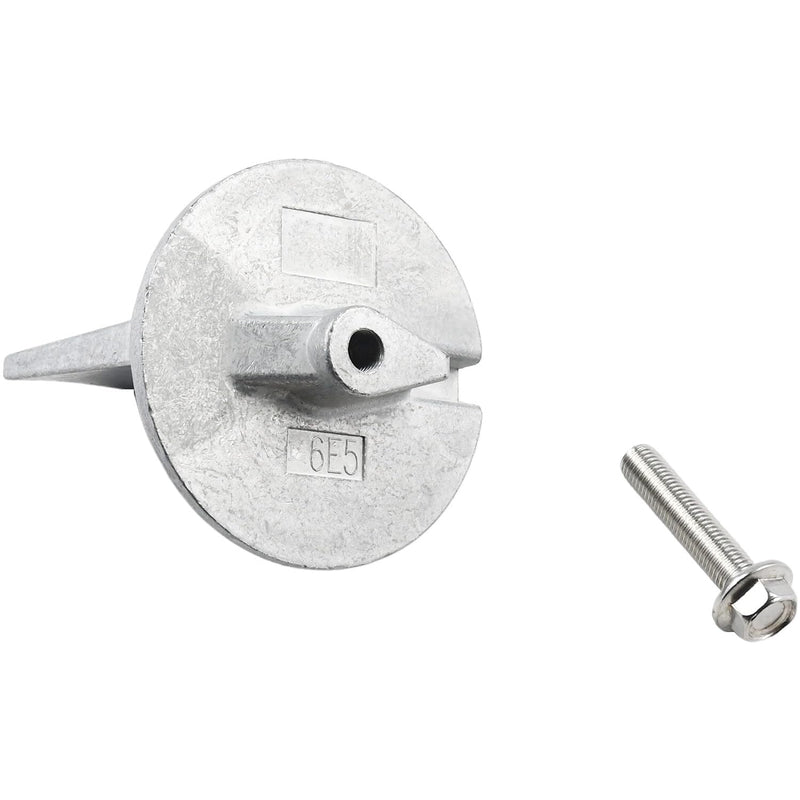 6E5-45371-01 Zinc Trim Tab Boat Outboard Engine Anode Compatible with Yamaha Outboard Engine 115HP-225HP 2/4-stroke Replace 18-6097