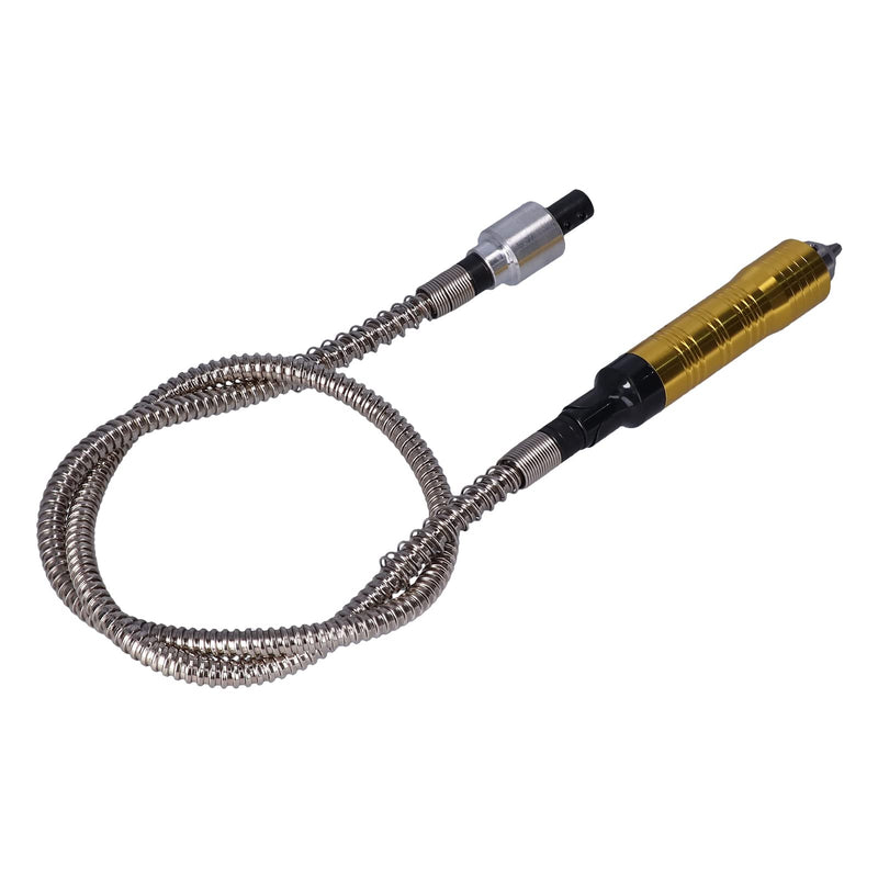 Heavy Duty Flex Shaft, Flexible Flex Shaft Polishing Chuck Rotary Grinder Tool Extension Cable Chuck Handle Electric Polisher Adapter Accessories