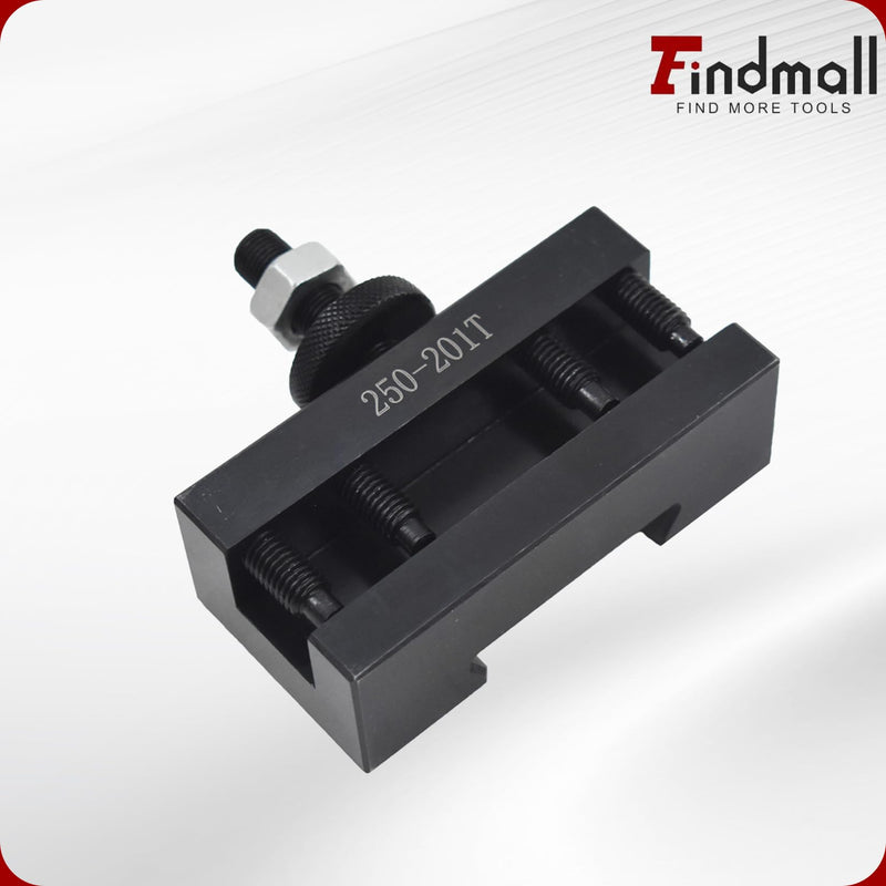 findmall BXA 250-201 T Quick Change Tool Post Holder BXA #1 T Turning and Facing Holder Fit for 3/4 Inch Turning Tools