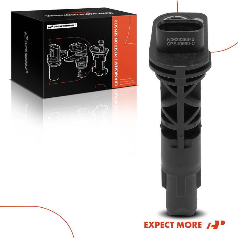 A-Premium Engine Crankshaft Position Sensor Compatible with Chevrolet Equinox 2018-2021, Malibu 2016-2021, Cruze 2016-2019, Volt 2016 & GMC Terrain 2018-2021, 1.4L 1.5L, Replace# 12662536