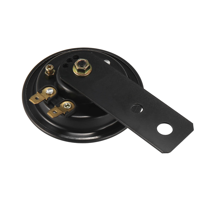 uxcell Waterproof Black Siren Electric Horn DC 6V 105dB for Vehicle Car