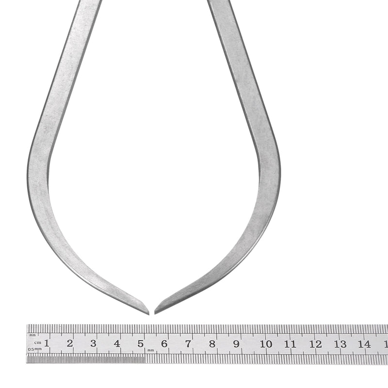 uxcell Spring Outside Caliper 13 Inch Stainless Steel Adjustable Spring Caliper Bent-Leg for Wood Turning Lathe Projects