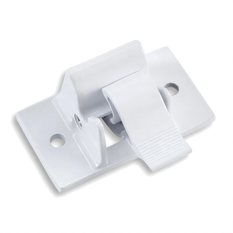 for RV Camper Trailer Bottom Mounting Bracket 8300 8500 9000 Awning Replacement White Lower （1 pc） white（T）
