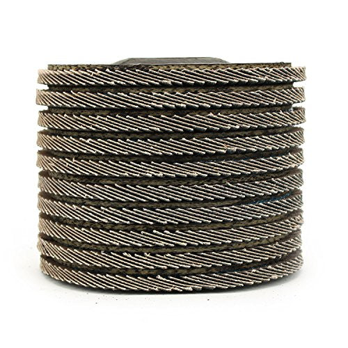 BHA Grinding and Sanding Flap Discs T27, 4-1/2" x 7/8", 120 Grit - 10 Pack