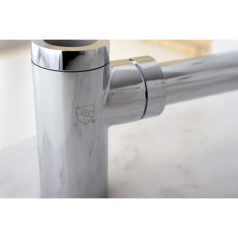 Kingston Brass DD8101 Fauceture Modern Bottle-Trap 12-Inch Vessel Sink Drain, Chrome