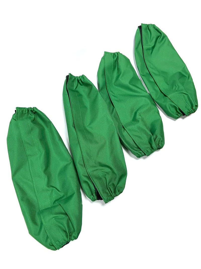 Dust covers for coilovers, shock absorbers, water-repellent 4 pcs, green