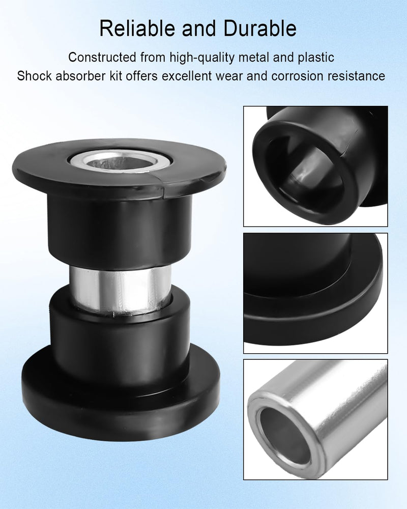 Rear Shock Bushing Sleeve Fit for Polaris ATV UTV 400 425 500 570 700 800 900 1000 Diesel ETX EV TM Absorber Bushings Bearings Kit Rear Shock Bushing Sleeve Kit