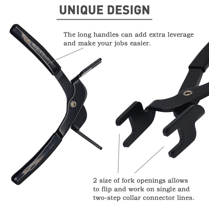 Fuel and AC Line Disconnect Plier, 37300 Fuel Line Connector Removal Tool for Replacing Fuel Filters, Quick Disconnect Tool Plier