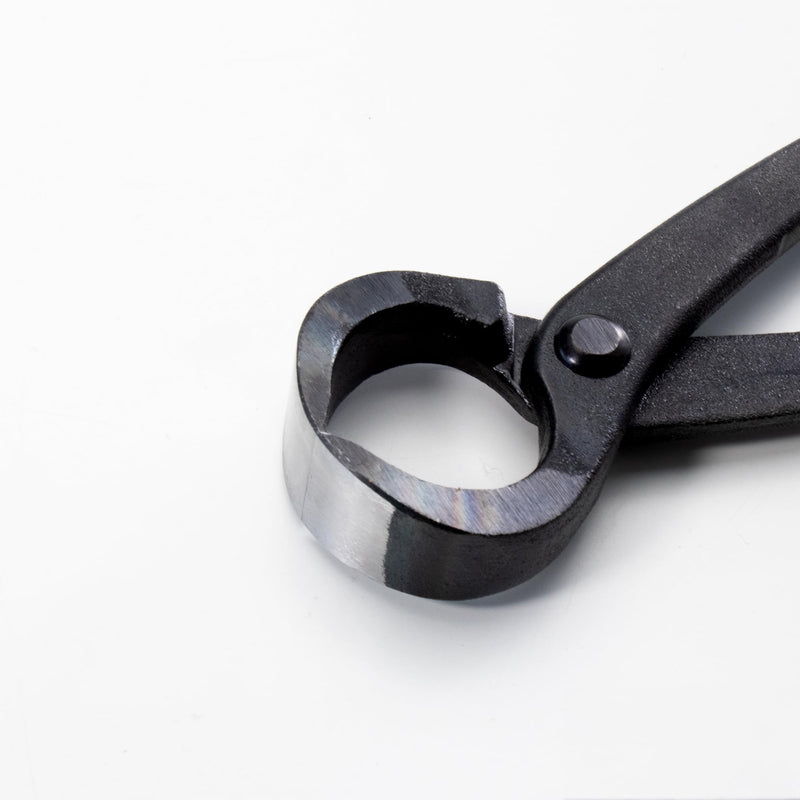 Wazakura Hand Forged Bonsai Root Cutter MADE IN JAPAN 6.7 inch (170 mm), Black Carbon Steel Bonsai Tree Cutter for Branch and Roots, Multipurpose Japanese Gardening Tools (Wave-Grip) Wave-grip
