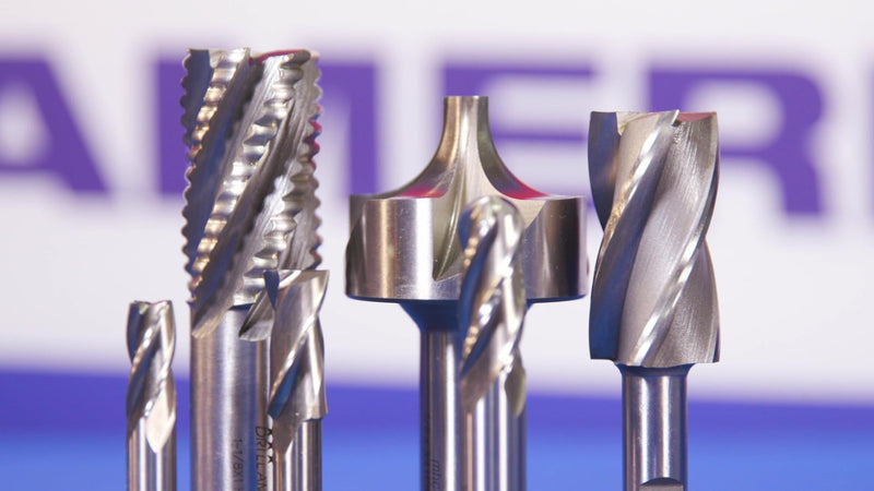 Drill America - DWCT1132 3/4" X 3/4" High Speed Steel 2 Flute Single End Ball End Mill, DWC Series