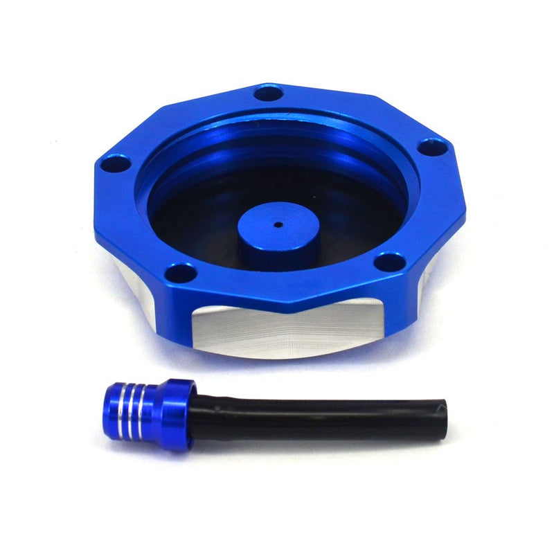 JFG RACING Fuel Gas Tank Cap Cover CNC for YZ85 04-23 YZ125 YZ250 04-24 DRZ400SM Dirt Bike Blue
