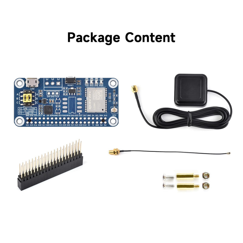 Waveshare LC29H Series Dual-Band GPS Module for Raspberry Pi, Dual-Band L1+L5 Positioning Technology, Supports RTK Base, Can Establish a Base Station to Transmit Correction Data