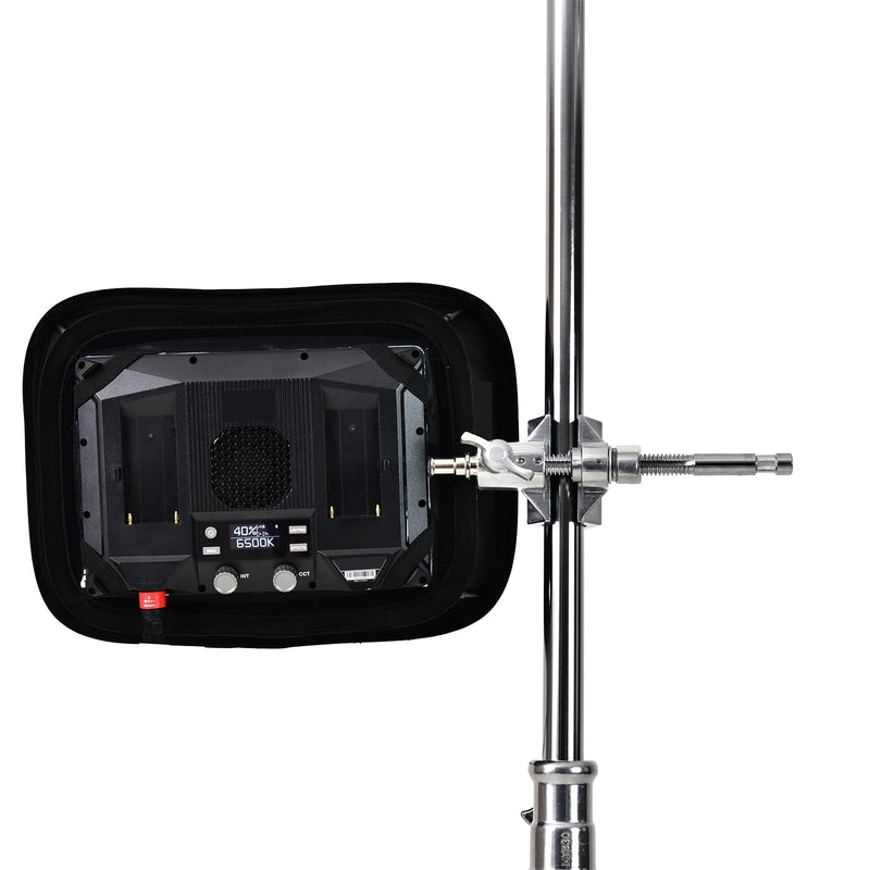 PHOCUS 2" End Jaw Vise Grip with 5/8” Pin & Hex Receiver Socket for Photography Studio LED Lighting Strobe Flash