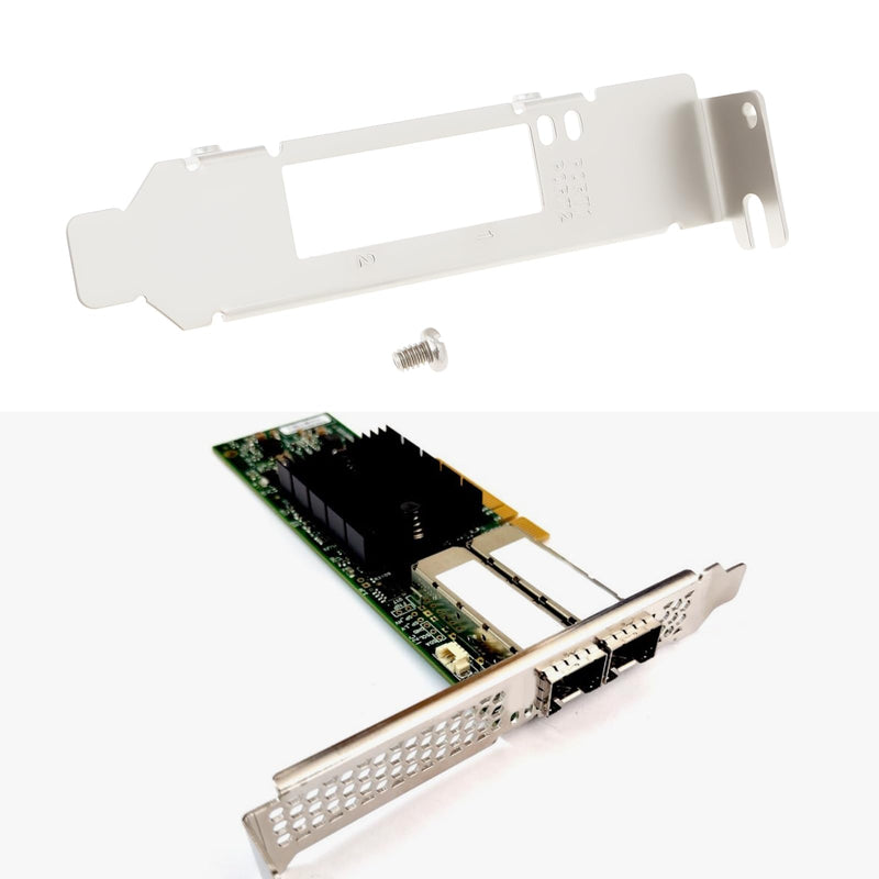 Low Profile NIC Bracket Replace OEM MTM005078 Compatible with Mellanox CX312B MCX312B-XCCT Half Height PCIe