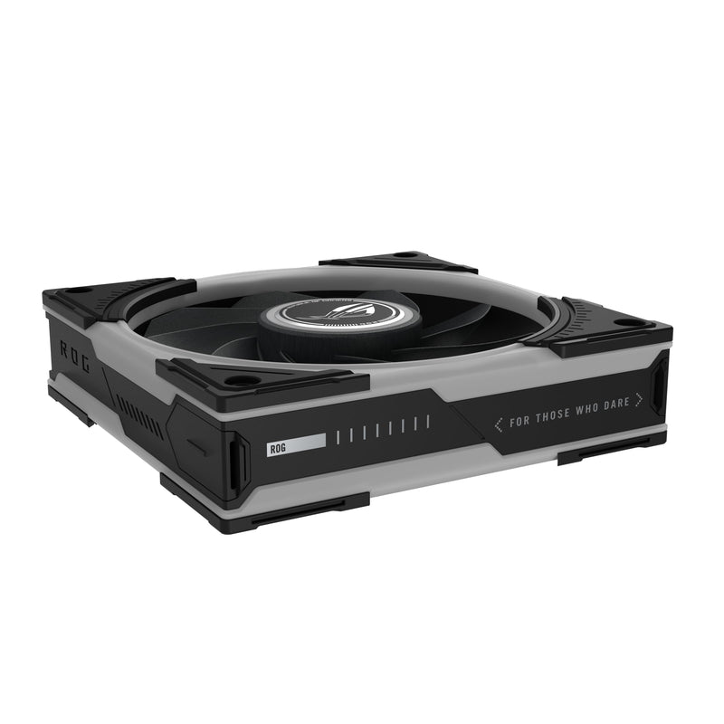ASUS ROG Eurux GR120 ARGB Reverse PWM Fan Single Pack 120mm PWM, 2200RPM, Patented Daisy-Chain, Custom Lighting Effects