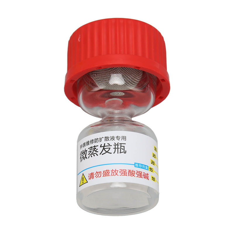 Micro Evaporating Glass Bottle, Narrow Bottle Neck Special Bottle for Epilame and Lubeta, Liquid Spread Prevention from Volatilization, Watch Repair Tool for Watchmakers