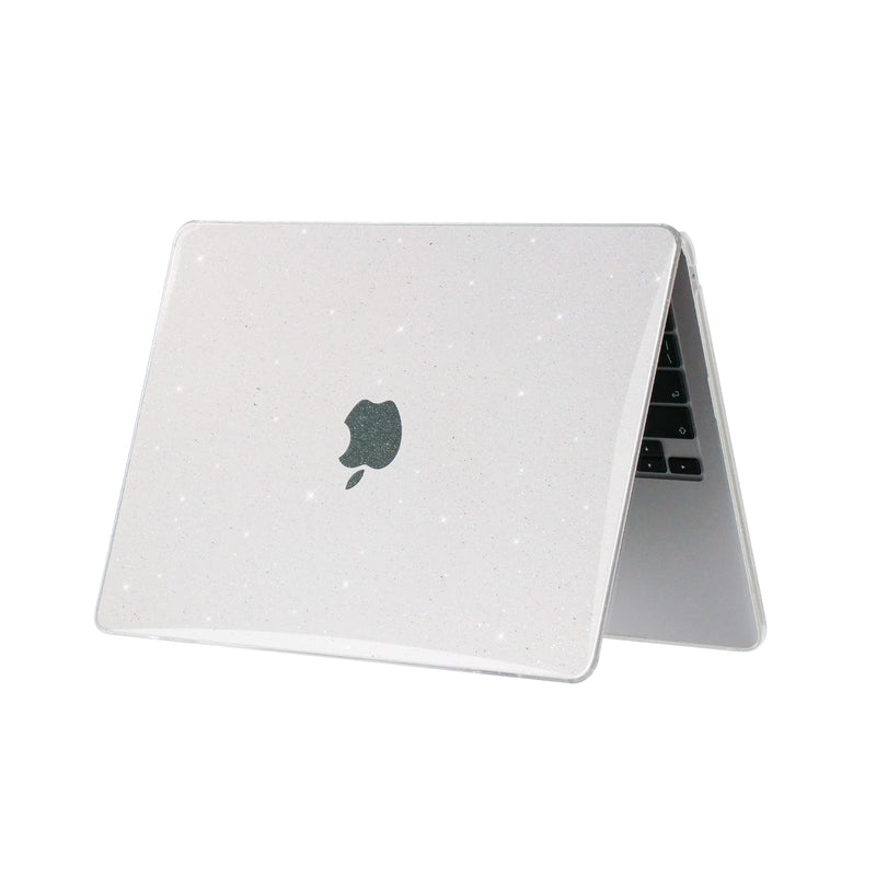 Compatible with MacBook Pro 14 inch Case M5 2026 M4 2025 M3 M2 M1 2024-2021 Transparency Glitter Slim Heat Dissipation: PC Hard, Anti-Yellowing, Scratch-Resistant Protective Cover (Clear) Clear