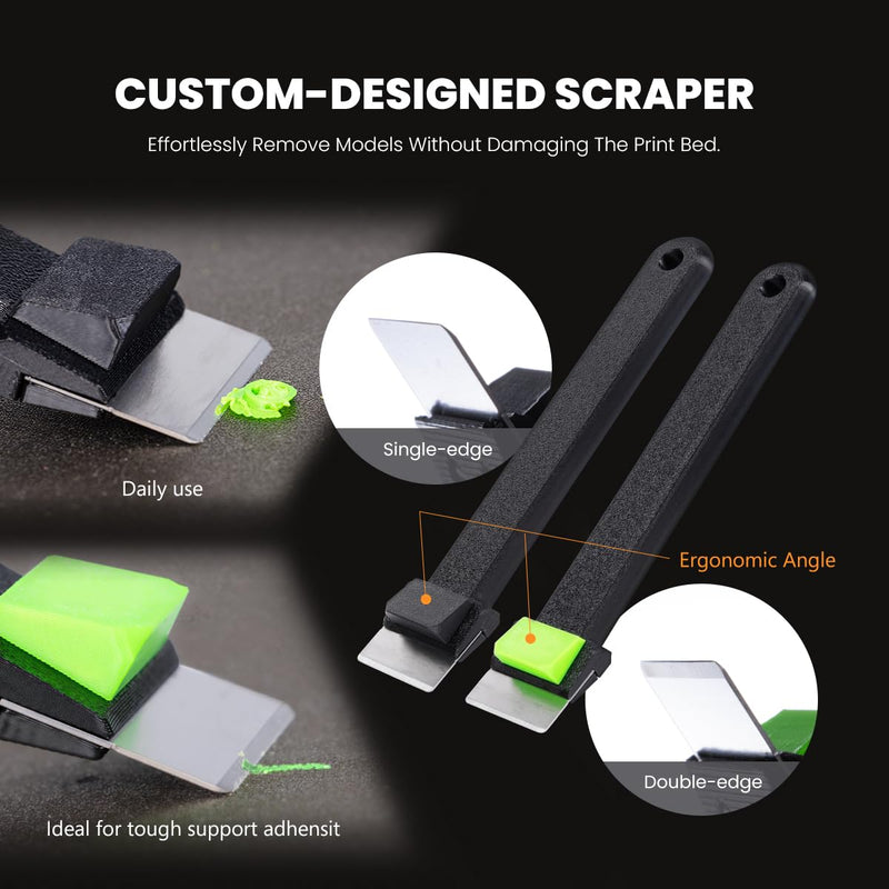 3D Printer Tools Kit for Cleaning, Assembly & Print Finishing, Fits FDM Printers