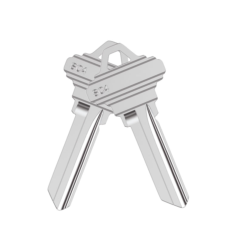 50PCS SC4 Key Blanks, Uncut SC4 (6SH1) Blank Keys | For Home and Professional Use, Copper Structures Blank Keys(SC4) Pack of 50 SC4 Blank Keys