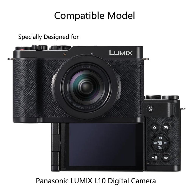 for Panasonic LUMIX L10 Screen Protector, Anti-Scratch | [3 Pack] HD Tempered Glass Film, Anti-Fingerprint, Bubble Free, Compatible for Panasonic LUMIX L10 Digital Camera DC-L10T
