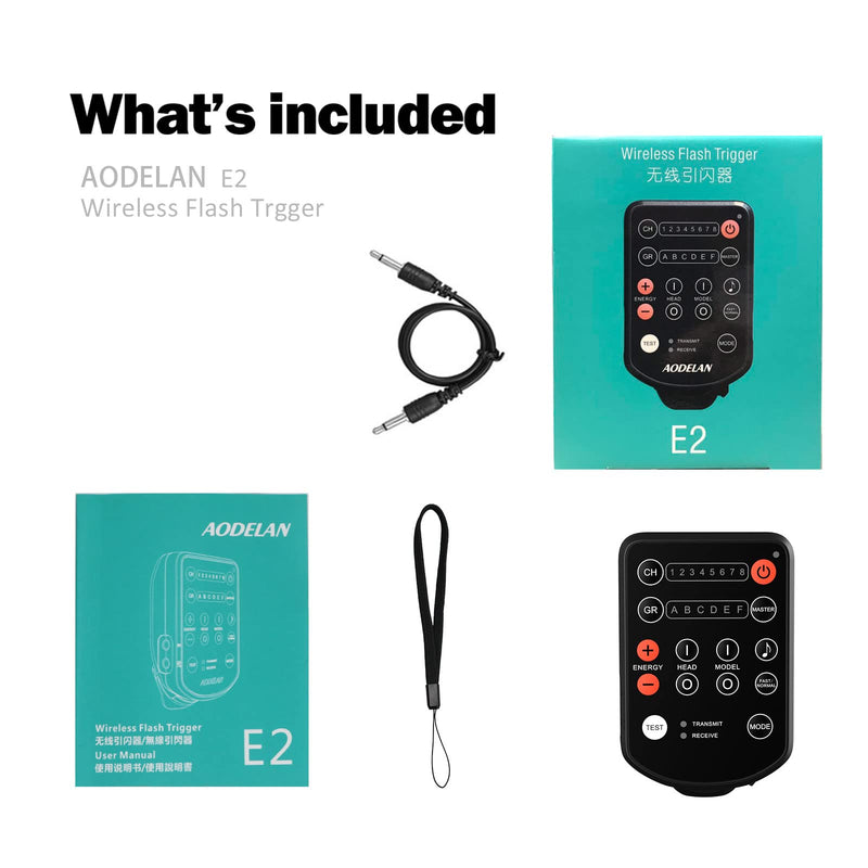 Aodelan Wireless Flash Trigger for Profoto A1, B10, B2, D2, for Canon,for Nikon, for Sony, for Olympus (Suitable for Cameras with Hot Shoes). Replace Profoto 901031 Air Remote E2 Wireless Flash Trigger