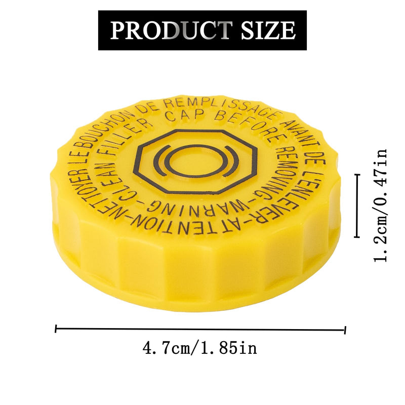 Brake Master Cylinder Reservoir Cap Fluid Cap for Jeep Compass Patriot Grand Cherokee Commander Dodge Grand Caravan Chrysler Town Country PT Cruiser 5014518AA 05014518AA 42053 04683656AB