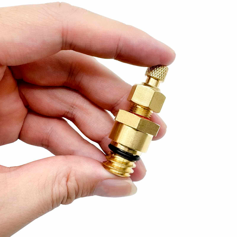 QISF Upgrade HFCM Water Separator Drain Plug Valve Compatible with For, D 6.0L Powerstroke Diesel Engine F250, F350, F450, F550, E350, E450