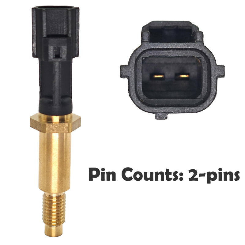 Cylinder Head Temperature Sensor 8S4Z6G004A with Connector Pigtail Harness - High-Performance Engine Temperature Sensor for Ford & Mercury Vehicles