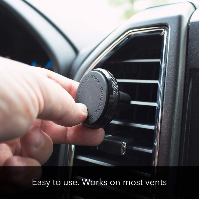 Rokform - iPhone 14 Rugged Case + Super Grip Vent Mount for Car, Truck, or Van