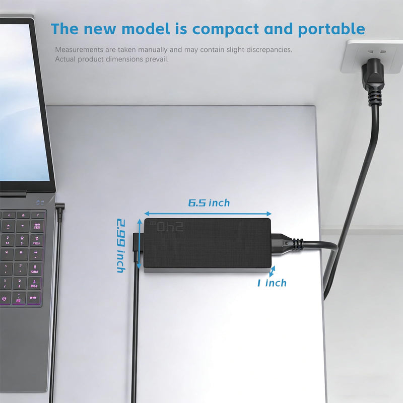 HHZ 240W 6.0*3.7mm Tip Laptop Charger Compatible with Asus ROG G17 G16 G15 | 20V/12A Adapter For Scar 17 15 TUF Gaming A15 A17 F15 F16 F17 Zephyrus G14 G16 M16 S15 Duo 15 S17 ProArt 16 ADP-240EB B